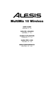 Alesis MultiMix 10 Wireless User Manual