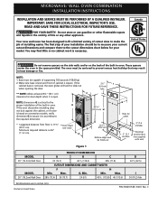 Electrolux E30MC75JPS Installation Instructions