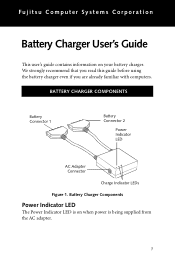 Fujitsu T4215 Battery Charger User's Guide