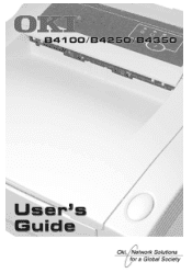 Oki B4100 Guide: User's, B4100, B4250, B4350, B4350n (American English)
