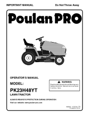 Poulan PK23H48YT User Manual