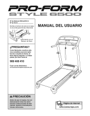 ProForm Style 6500 Treadmill Spanish Manual