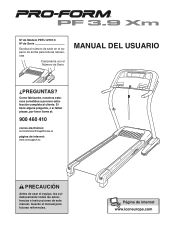 ProForm Style 9000 Treadmill Spanish Manual