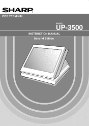 Sharp UP-3500 UP-3500 Operation Manual