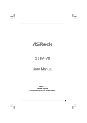 ASRock G31M-VS User Manual (VIA)