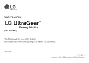 LG 34GP950G-B Owners Manual