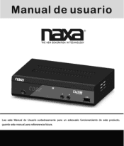 Naxa NT-52 NT-52 Spanish Manual