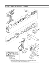 Panasonic EY7960 Parts List