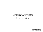 Polaroid Colorshot Digital Photo Printer User Guide