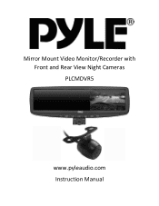 Pyle PLCMDVR5 Instruction Manual