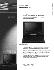 Toshiba SD-P91SKN Printable Spec Sheet