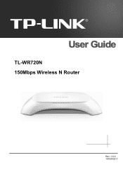 TP-Link TL-WR720N TL-WR720N V1 User Guide