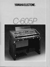 Yamaha C-605P Owner's Manual (image)