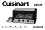 Cuisinart TOB-50W Instruction and Recipe Booklet