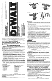 Dewalt DW090K Instruction Manual