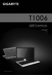 Gigabyte T1006 Manual