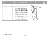 HP Color LaserJet CM6030/CM6040 HP Color LaserJet CM6040/CM6030 MFP Series - Job Aid -  Use Output Finisher