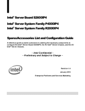 Intel S2600IP4 Configuration Guide