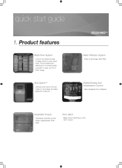 Samsung RS261MDBP Quick Guide (easy Manual) (ver.1.0) (English)