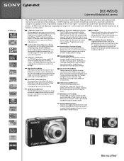 Sony DSC-W55/B Marketing Specifications