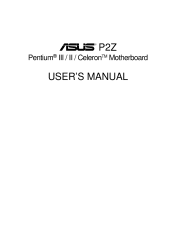 Asus P2Z P2Z User Manual