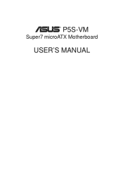 Asus P5S-VM P5S-VM User Manual