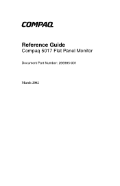 Compaq 5017m Reference Guide