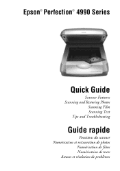 Epson Perfection 4990 Pro Quick Reference Guide