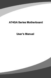 Foxconn A74GA English Manual.