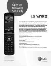 LG UN530 Data Sheet - English