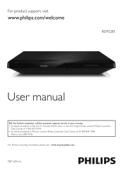 Philips BDP2285 User manual