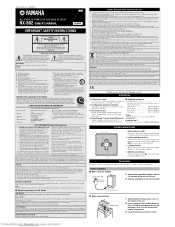 Yamaha NX-B02BL Owners Manual