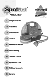 Bissell Pet Hair Eraser™ Sweeper 23T6 User Guide