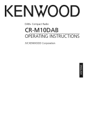 Kenwood CR-M10DAB-H Operation Manual