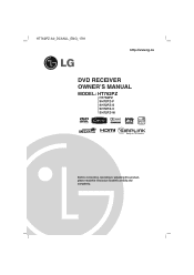 LG HT762PZ Owner's Manual