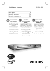 Philips DVDR3400 User manual