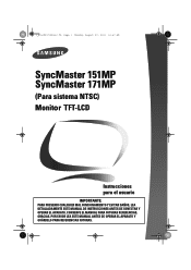 Samsung 151MP User Manual (SPANISH)