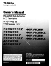 Toshiba 46RV525RZ Owners Manual