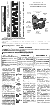 Dewalt D51855 Instruction Manual