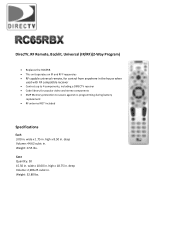 DIRECTV RC65RBX Brochure