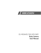 Hikvision DS-MCW405/32G/GPS/WIFI User Manual