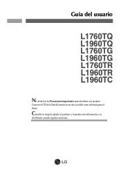 LG L1760TR Owner's Manual (Español)