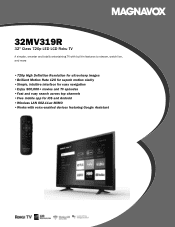 Magnavox 32MV319R/F7 Leaflet English
