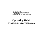 Via EPIA-EX15000G Operation Guide