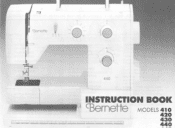Bernina Bernette 410 Manual