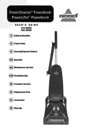 Bissell PowerLifter PowerBrush Deep Cleaning System 1622 User Guide