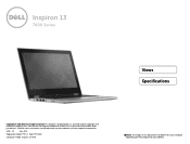 Dell Inspiron 13 7000 2-in-1 Series Inspiron 13 7359 Specifications