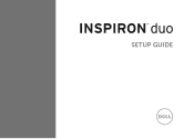 Dell Inspiron Mini Duo 1090 Inspiron Duo Setup Guide