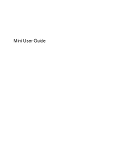 HP Mini 110c-1040DX Mini User Guide - Windows XP
