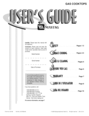 Maytag MGC5536BDS User Guide